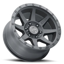 Load image into Gallery viewer, ICON Rebound 18x9 6x135 6mm Offset 5.25in BS 87.1mm Bore Double Black Wheel - Additional View 6