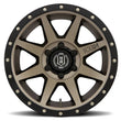 Load image into Gallery viewer, ICON Rebound 18x9 6x5.5 25mm Offset 6in BS 95.1mm Bore Bronze Wheel - Side View