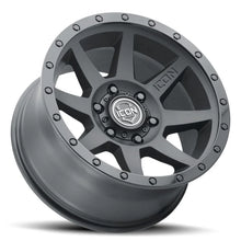 Load image into Gallery viewer, ICON Rebound 18x9 6x5.5 25mm Offset 6in BS 95.1mm Bore Double Black Wheel - Additional View 6