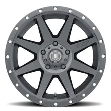 Load image into Gallery viewer, ICON Rebound 20x9 6x135 16mm Offset 5.625in BS Satin Black Wheel - Side View