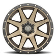 Load image into Gallery viewer, ICON Rebound 20x9 6x5.5 0mm Offset 5in BS Bronze Wheel - Side View