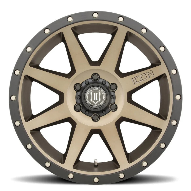 ICON Rebound 20x9 6x5.5 0mm Offset 5in BS Bronze Wheel - Side View
