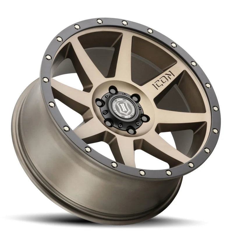 ICON Rebound 20x9 6x5.5 0mm Offset 5in BS Bronze Wheel - Detail View