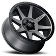 Load image into Gallery viewer, ICON Rebound 20x9 6x5.5 0mm Offset 5in BS Titanium Wheel - Detail View