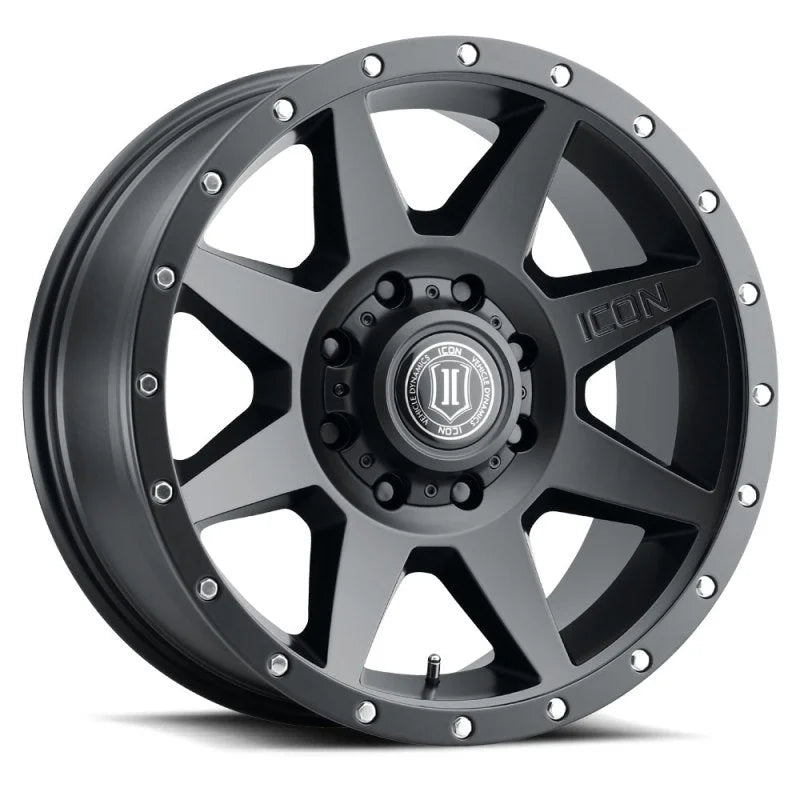 ICON Rebound 20x9 8x170 6mm Offset 5.25in BS Satin Black Wheel - Main Product View