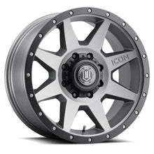 Load image into Gallery viewer, ICON Rebound 20x9 8x6.5in 12mm Offset 5.5in BS Titanium Wheel - Main Product View