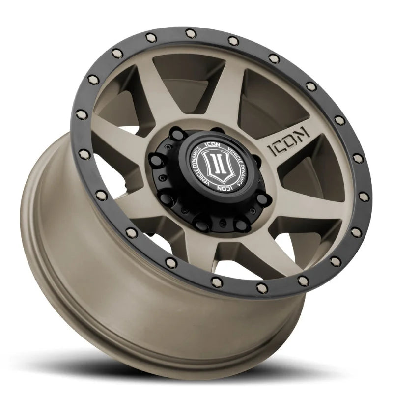 ICON Rebound HD 18x9 8x170 6mm Offset 5.25in BS 125mm Bore Bronze Wheel - Detail View