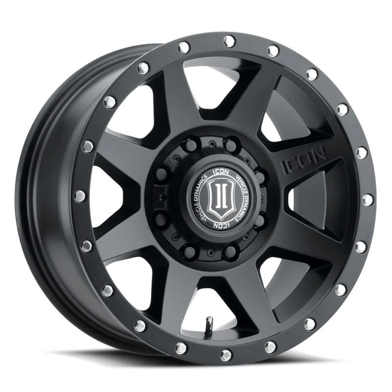 ICON Rebound HD 18x9 8x170 6mm Offset 5.25in BS 125mm Bore Satin Black Wheel - Main Product View
