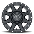 Load image into Gallery viewer, ICON Rebound HD 18x9 8x170 6mm Offset 5.25in BS 125mm Bore Satin Black Wheel - Back View