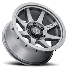 Load image into Gallery viewer, ICON Rebound Pro 17x8.5 5x4.5 0mm Offset 4.75in BS 71.5mm Bore Titanium Wheel - Additional View 6