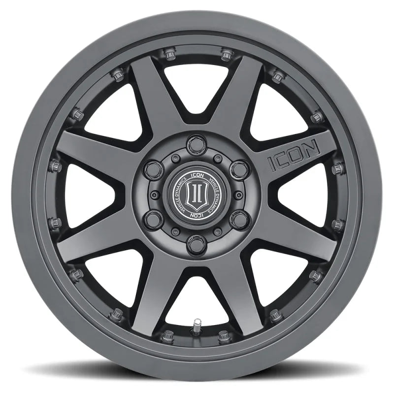 ICON Rebound Pro 17x8.5 5x5 -6mm Offset 4.5in BS 71.5mm Bore Satin Black Wheel - Additional View 8