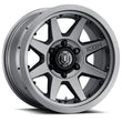 Load image into Gallery viewer, ICON Rebound Pro 17x8.5 5x5 -6mm Offset 4.5in BS 71.5mm Bore Titanium Wheel - Main Product View