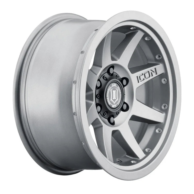 ICON Rebound Pro 17x8.5 5x5 -6mm Offset 4.5in BS 71.5mm Bore Titanium Wheel - Additional View 8