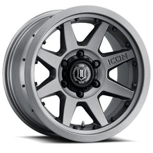 Load image into Gallery viewer, ICON Rebound Pro 17x8.5 6x135 6mm Offset 5in BS 87.1mm Bore Titanium Wheel - Main Product View