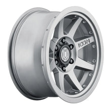Load image into Gallery viewer, ICON Rebound Pro 17x8.5 6x5.5 0mm Offset 4.75in BS 106.1mm Bore Titanium Wheel - Additional View 12