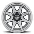 Load image into Gallery viewer, ICON Rebound SLX 17x8.5 6 x 135 6mm Offset 5.75in BS 87.1mm Bore Charcoal Wheel - Side View