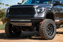 Load image into Gallery viewer, ICON Recoil 20x10 5x150 -24mm Offset 4.5in BS Gloss Black Milled Spokes Wheel - Installation View