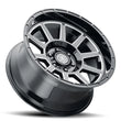 Load image into Gallery viewer, ICON Recoil 20x10 6x135 -24mm Offset 4.5in BS Gloss Black Milled Spokes Wheel - Back View