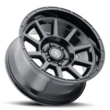 Load image into Gallery viewer, ICON Recoil 20x10 6x135 -24mm Offset 4.5in BS Gloss Black Wheel - Back View