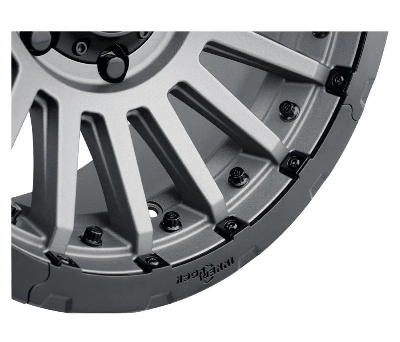 ICON Recon Pro 17x8.5 5x5 -6mm Offset 4.5in BS 71.5mm Bore Charcoal Wheel - Back View