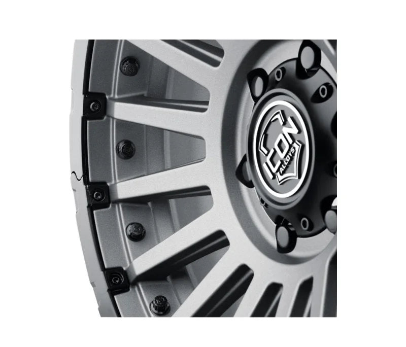 ICON Recon Pro 17x8.5 6x5.5 0mm Offset 4.75in BS 106.1mm Bore Charcoal Wheel - Additional View 5