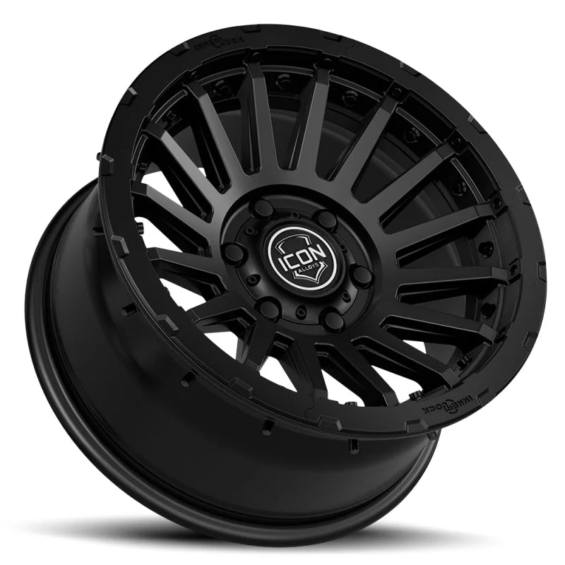 ICON Recon Pro 17x8.5 8 x 170 6mm Offset 5in BS Satin Black Wheel - Installation View