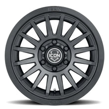 Load image into Gallery viewer, ICON Recon SLX 17x8.5 5x5.5 BP 0mm Offset 4.75in BS 77.9mm Bore Satin Black Wheel - Back View