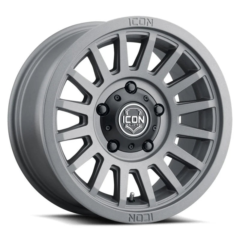ICON Recon SLX 17x8.5 6x5.5 BP 25mm Offset 5.75in BS 95.1mm Bore Charcoal Wheel - Main Product View