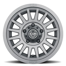 Load image into Gallery viewer, ICON Recon SLX 17x8.5 6x5.5 BP 25mm Offset 5.75in BS 95.1mm Bore Charcoal Wheel - Side View
