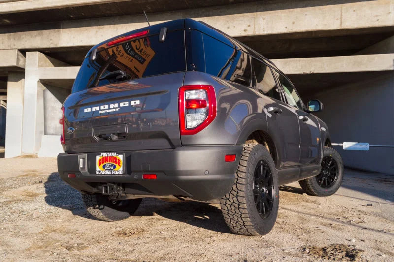 ICON Ricochet 17x8 5x108 38mm Offset 6in BS Satin Black Wheel - Installation View