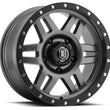 Load image into Gallery viewer, ICON Six Speed 17x8.5 6x5.5 0mm Offset 4.75in BS 108mm Bore Gun Metal Wheel