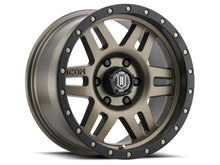 Load image into Gallery viewer, ICON Six Speed 17x8.5 6x5.5 25mm Offset 5.75in BS 108.1mm Bore Bronze Wheel - Main Product View