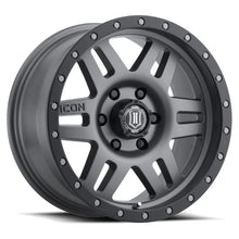 Load image into Gallery viewer, ICON Six Speed 17x8.5 6x5.5 25mm Offset 5.75in BS 108.1mm Bore Titanium Wheel - Main Product View
