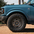 Load image into Gallery viewer, ICON Six Speed 17x8.5 6x5.5 25mm Offset 5.75in BS 108.1mm Bore Titanium Wheel - Side View