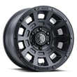 Load image into Gallery viewer, ICON Thrust 17x8.5 6x135 6mm Offset 5in BS Satin Black Wheel - Main Product View