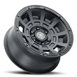 Load image into Gallery viewer, ICON Thrust 17x8.5 6x135 6mm Offset 5in BS Satin Black Wheel - Detail View