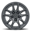 Load image into Gallery viewer, ICON Vector 5 17x8.5 5x150 25mm Offset 5.75in BS 110.1mm Bore Satin Black Wheel - Side View