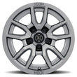 Load image into Gallery viewer, ICON Vector 5 17x8.5 5x150 25mm Offset 5.75in BS 110.1mm Bore Titanium Wheel - Side View