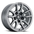 Load image into Gallery viewer, ICON Vector 5 17x8.5 5x5 -6mm Offset 4.5in BS 71.5mm Bore Titanium Wheel - Main Product View
