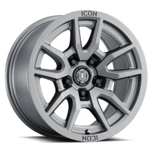 Load image into Gallery viewer, ICON Vector 5 17x8.5 5x5 -6mm Offset 4.5in BS 71.5mm Bore Titanium Wheel - Main Product View