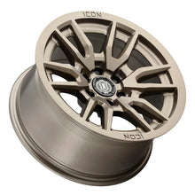 Load image into Gallery viewer, ICON Vector 6 17x8.5 6x120 0mm Offset 4.75in BS 67mm Bore Bronze Wheel - Detail View