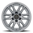 Load image into Gallery viewer, ICON Vector 6 17x8.5 6x120 0mm Offset 4.75in BS 67mm Bore Titanium Wheel - Side View