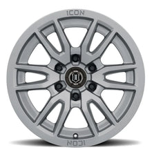 Load image into Gallery viewer, ICON Vector 6 17x8.5 6x5.5 0mm Offset 4.75in BS 106.1mm Bore Titanium Wheel - Side View
