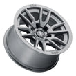 Load image into Gallery viewer, ICON Vector 6 17x8.5 6x5.5 0mm Offset 4.75in BS 106.1mm Bore Titanium Wheel - Detail View