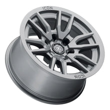 Load image into Gallery viewer, ICON Vector 6 17x8.5 6x5.5 25mm Offset 5.75in BS 95.1mm Bore Titanium Wheel - Detail View