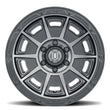 Load image into Gallery viewer, ICON Victory 17x8.5 5x4.5 0mm Offset 4.75in BS Smoked Satin Black Tint Wheel - Side View