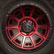 Load image into Gallery viewer, ICON Victory 17x8.5 6x120 0mm Offset 4.75in BS Satin Black w/Red Tint Wheel - Additional View 6