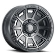 Load image into Gallery viewer, ICON Victory 17x8.5 6x120 0mm Offset 4.75in BS Smoked Satin Black Tint Wheel - Main Product View