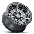 Load image into Gallery viewer, ICON Victory 17x8.5 6x135 6mm Offset 5in BS Smoked Satin Black Tint Wheel - Detail View