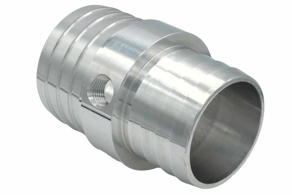 ICT Billet 1-1/4 to 1-1/2 Hose w/ 1/8NPT Steam Port Adapt AN627-21X125